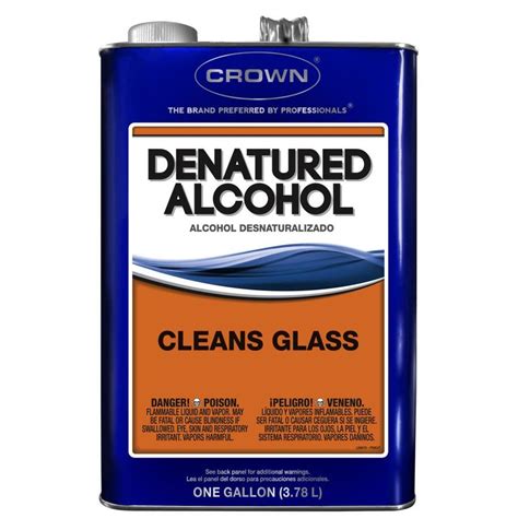 denatured alcohol lowe's